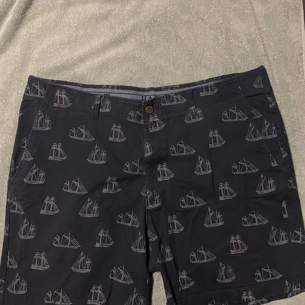 Haggar Golf shorts navy nautical